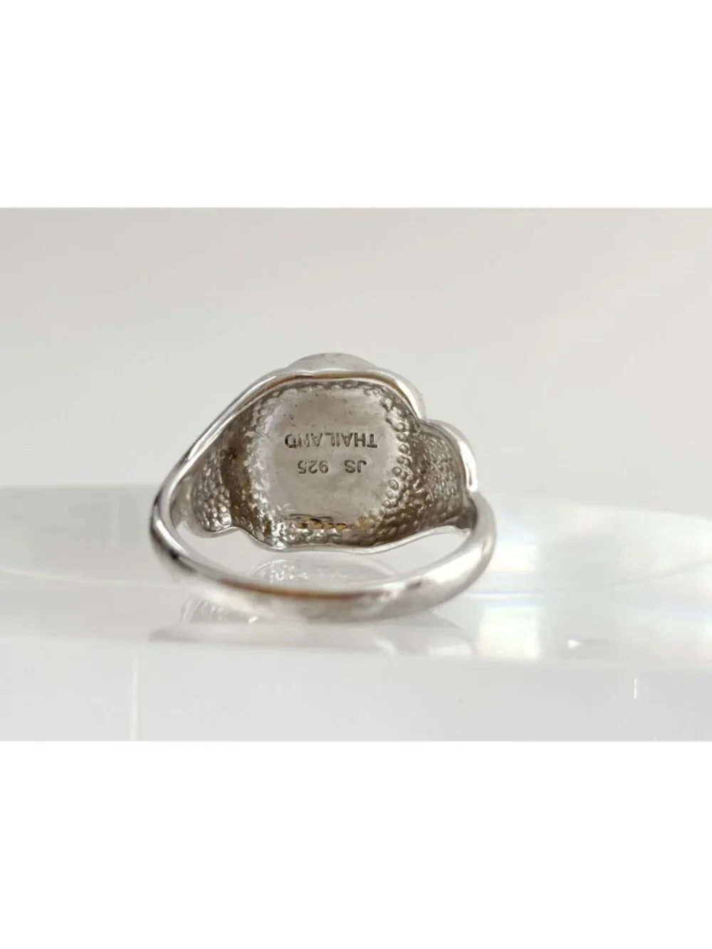 Sleeping Beauty Turquoise Stone Sterling Silver 925 Vintage Ring - sz 11.25